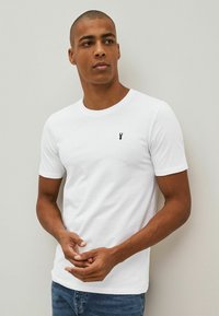 Next 4 PACK - Basic póló - white  slate grey  blue  navy
