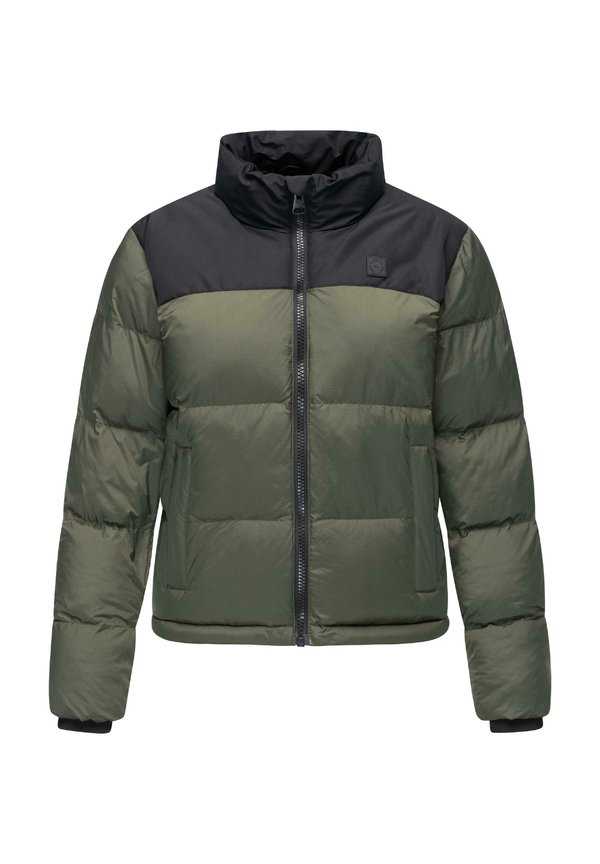 Winterjacke - dark olive