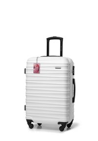 WITTCHEN MEDIUM SUITCASE WITH LUGGAGE TAG FROM ABS - Kufr - white