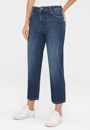 HIGH WAIST - Jeans Straight Leg - dark blue