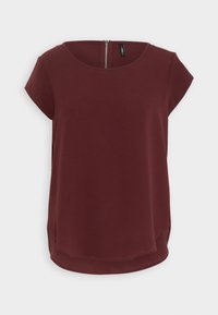 S/S SOLID NOOS PTM - T-shirt - bas - chocolate truffle
