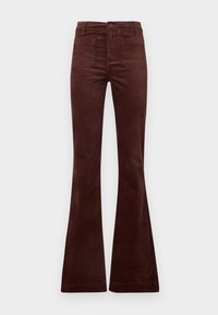 Kavbojke na trapez - mahogany