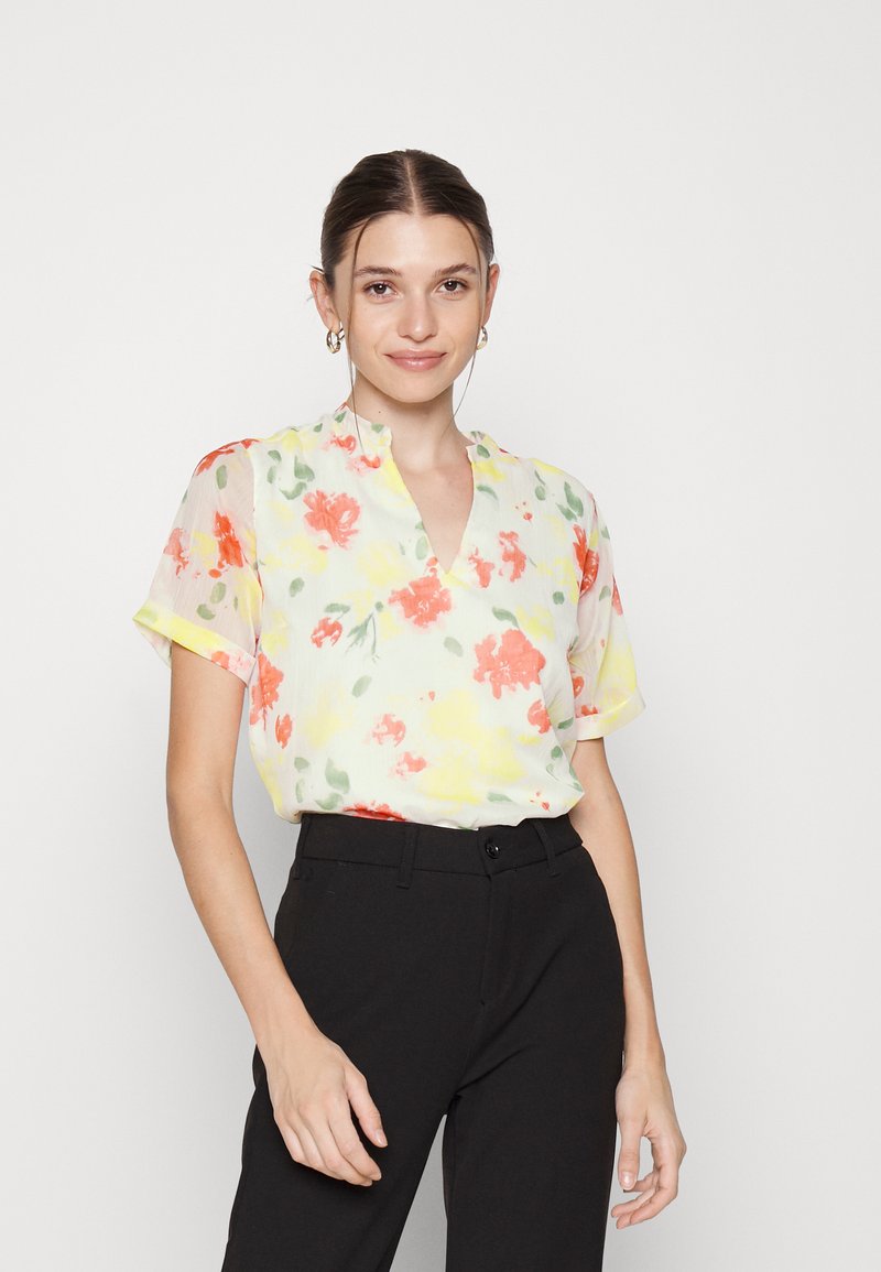 VILA VIFALIA - T-shirt estampada - white