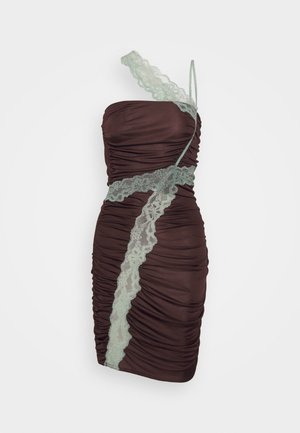 Vaillant BUSTIER DRESS - Φόρεμα από ζέρσεϊ - brown