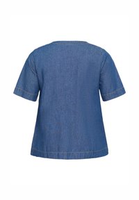 Kaffe Curve Blůza - dark blue chambray