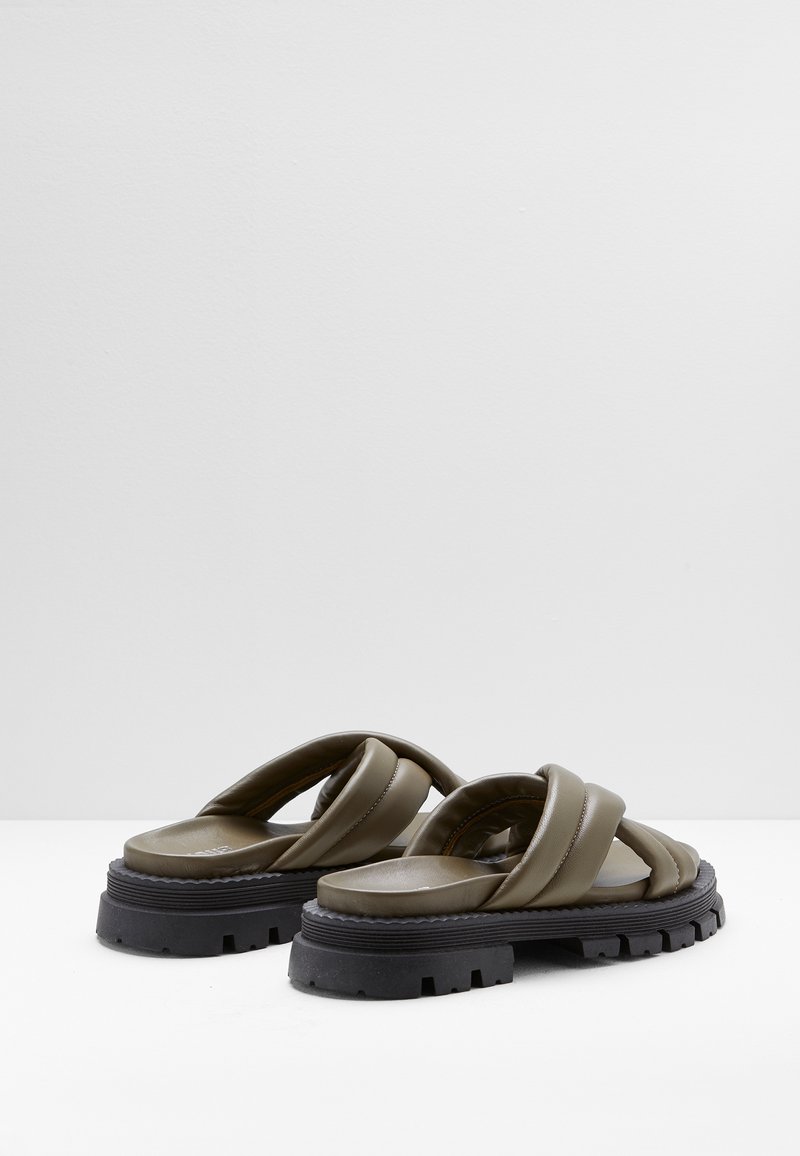 Damen Sneaker | Cinque Pantolette flach khaki - ZU63789 Damen Sneaker | Cinque Pantolette flach khaki - ZU63789