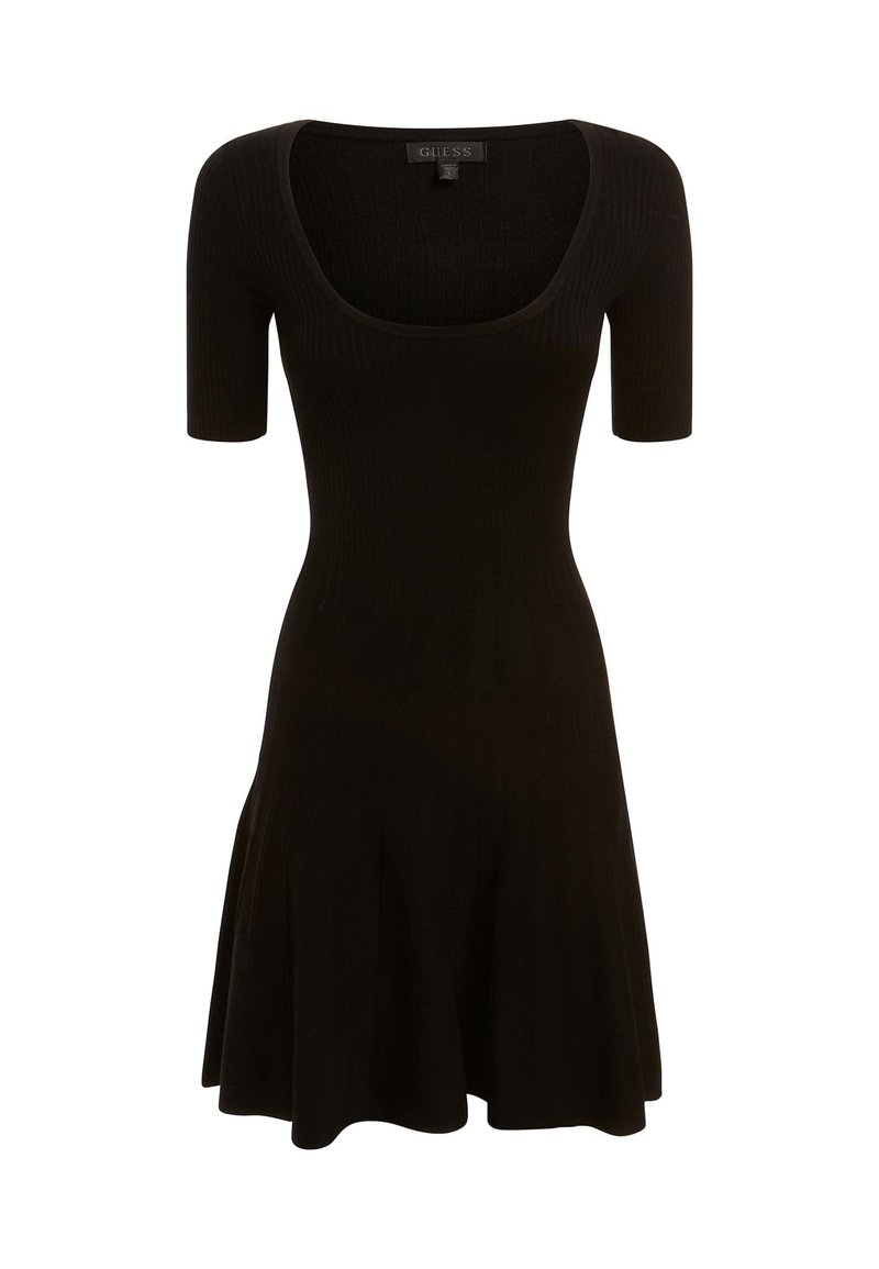 Guess Gebreide jurk zwart