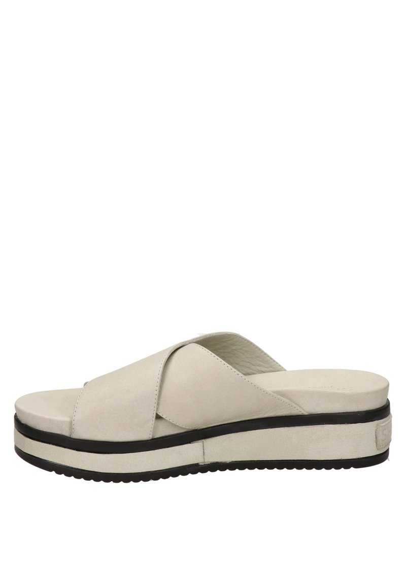 Damen Sneaker | Shabbies Amsterdam Pantolette flach ecru/offwhite - PI69288 Damen Sneaker | Shabbies Amsterdam Pantolette flach ecru/offwhite - PI69288