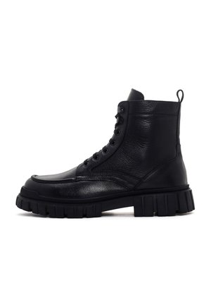 Stivaletti stringati - black