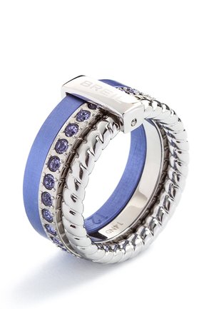 Ring - steel/lilla