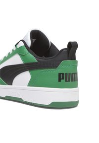 Puma REBOUND V6 UNISEX  - Sneakers basse - white black archive green