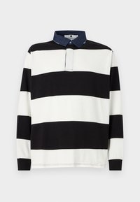 BEACHIN UNISEX - Polo shirt - black/white