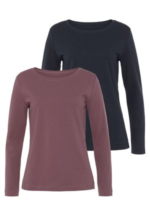 Vivance, LANGARM - Long sleeved top - beere/ navy