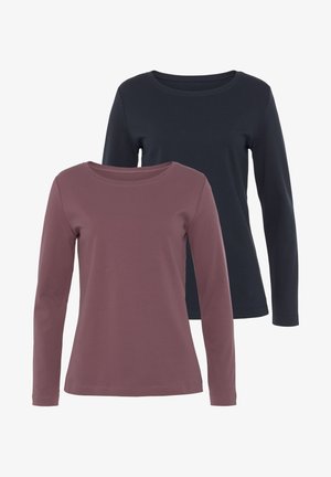 Vivance, LANGARM - Long sleeved top - beere/ navy