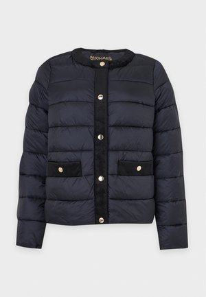 MICHAEL Michael Kors, COLLARLESS PACKABLE JACKET - Леко яке - navy