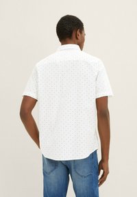 TOM TAILOR Hemd - off white green minimal design