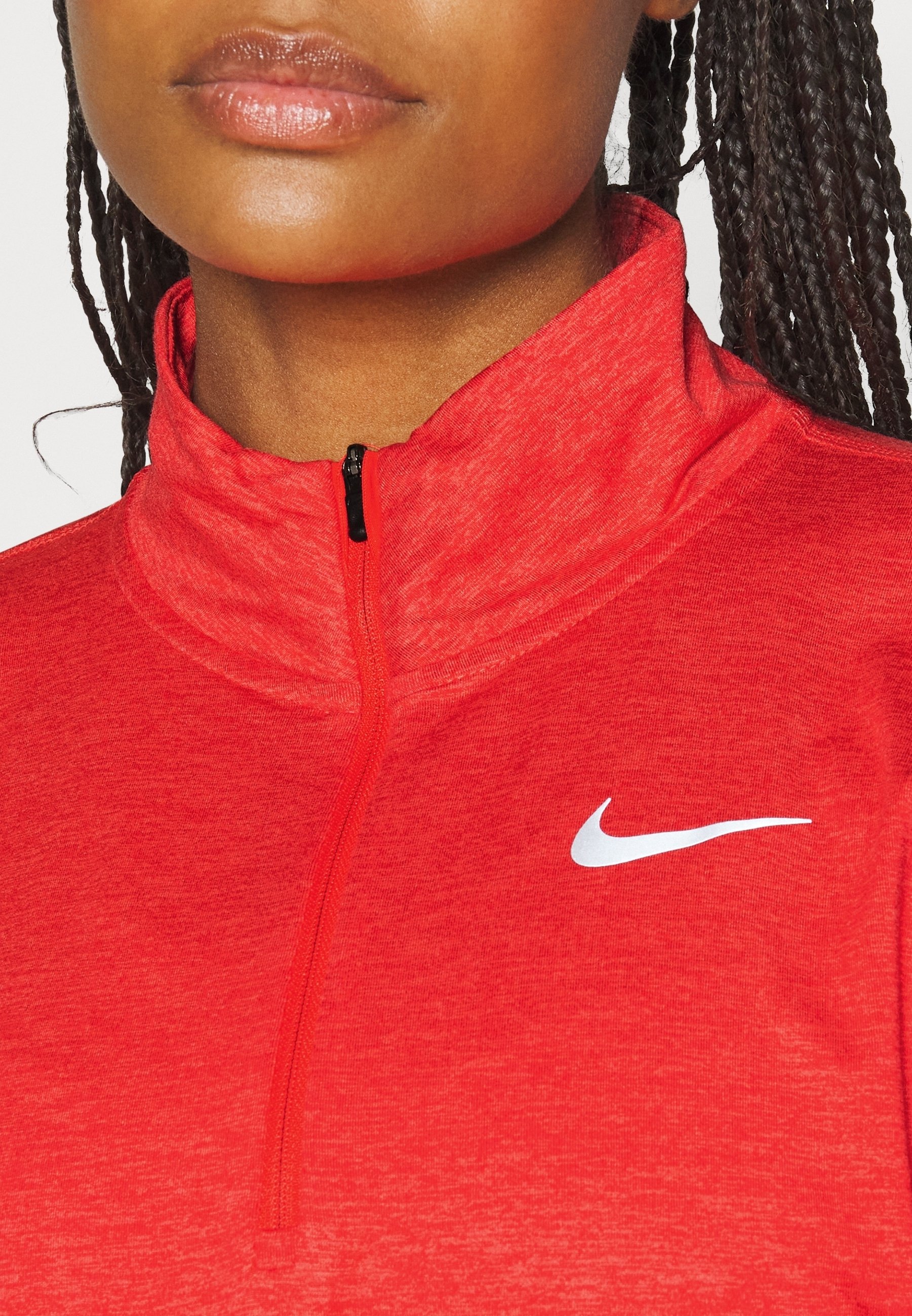 red nike half zip women's