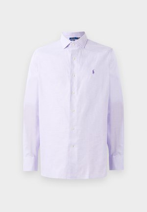 Polo Ralph Lauren CUSTOM FIT TEXTURED SHIRT - Skjorta - white/purple martin