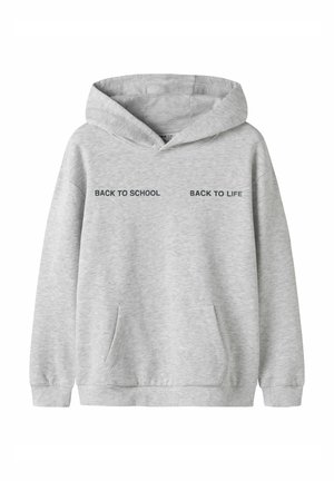 Name it Sweat à capuche - light grey melange