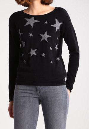 Strickpullover - black