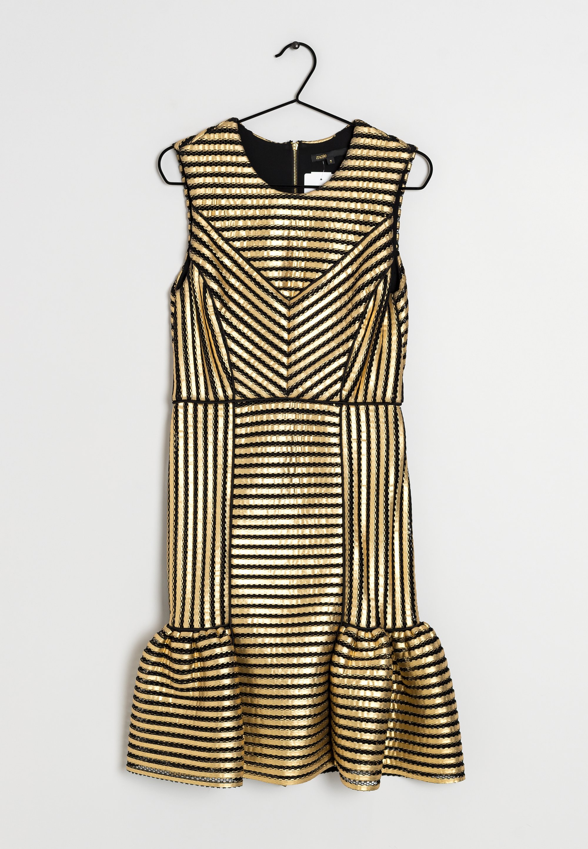 Maje Cocktail dress / Party dress - gold/gold-coloured - (Pre-owned) -  Zalando