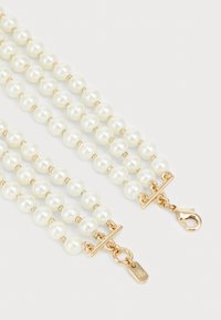 Lauren Ralph Lauren NK 17IN MULTIROW LOGO COLLAR - Kaklarota - gold-coloured/white