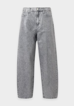 KARL LAGERFELD, PYTHON PANTS - Дънки със свободна кройка - mid grey