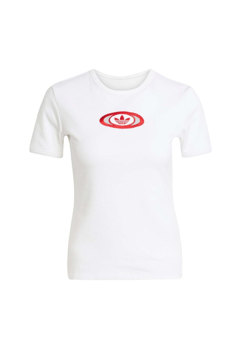 adidas Originals T-shirt print wit adidas Originals T-shirt print wit