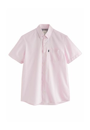 EASY IRON FIT SHORT SLEEVE REGULAR FIT - Vapaa-ajan kauluspaita - light pink