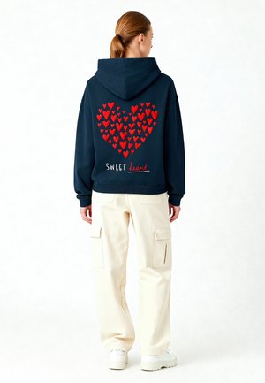 Sweat à capuche - dark blue