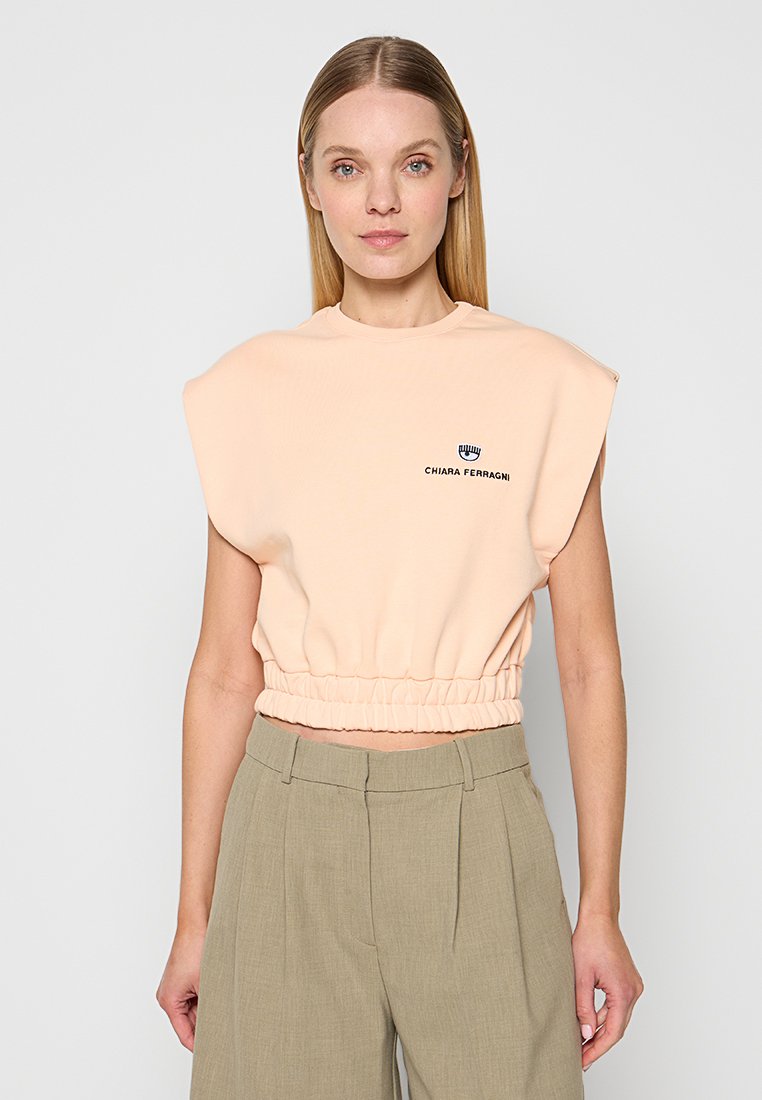 CHIARA FERRAGNI T-shirt basic abrikoos