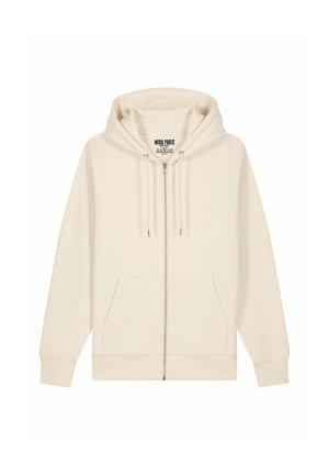 BASIC UNISEX HOODIE - Felpa con zip - off-white