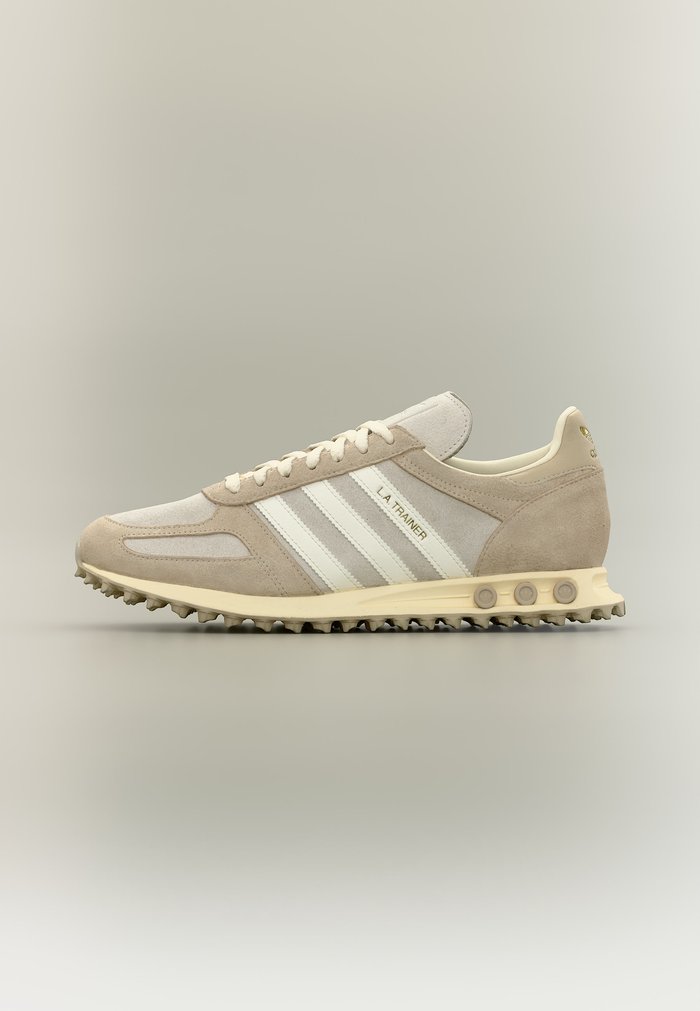 adidas LA TRAINER OG UNISEX - Trainers - khaki three/off white/matte gold-coloured