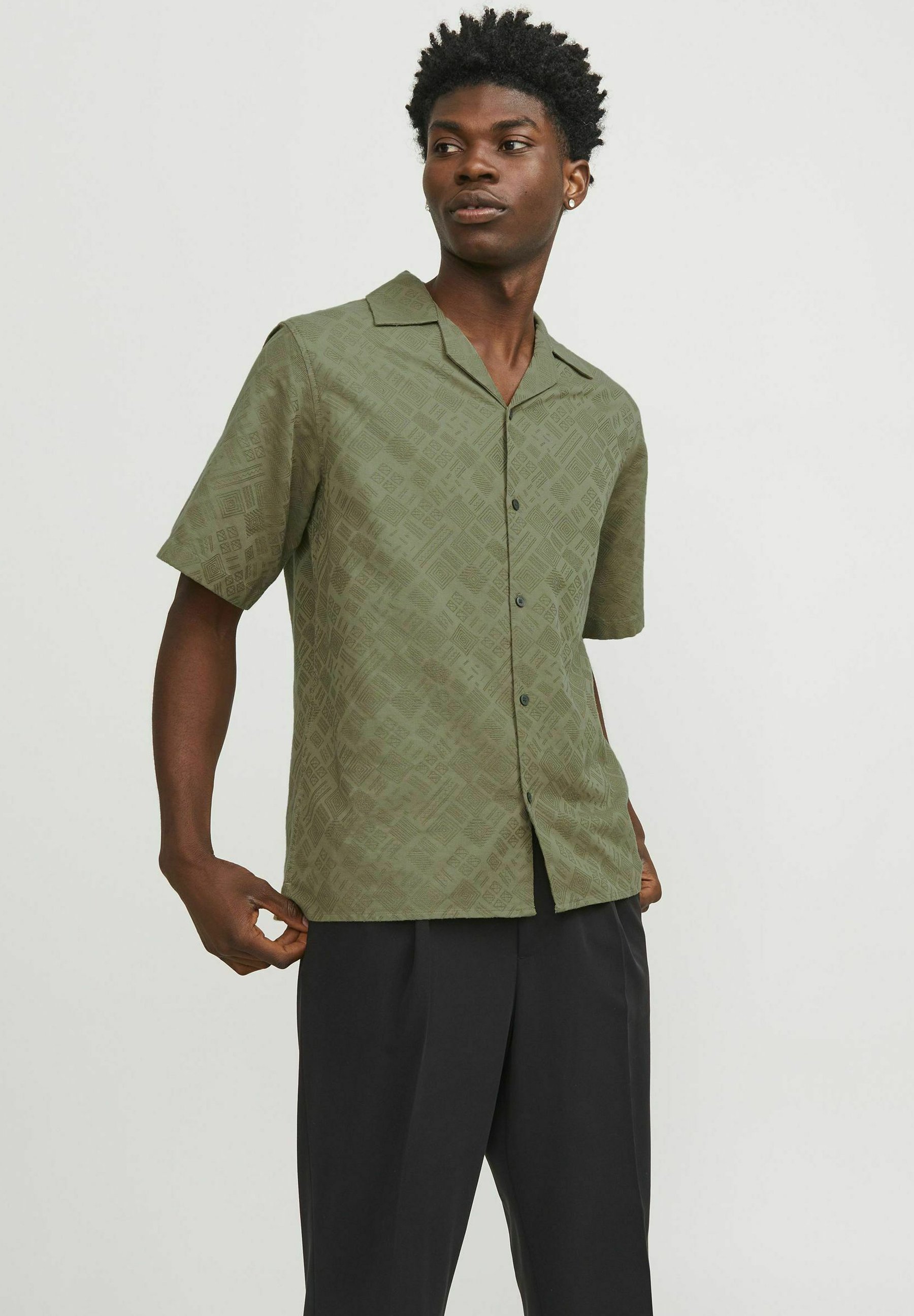 Camicia Cotone Uomo JACK JONES Slim Fit Con Freccette