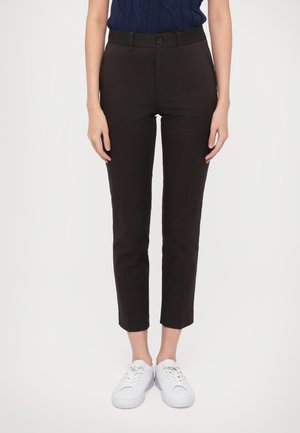 WOVEN STRAIGHT PANTS - Chinos - squire brown