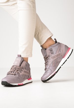 Höga sneakers - mauve
