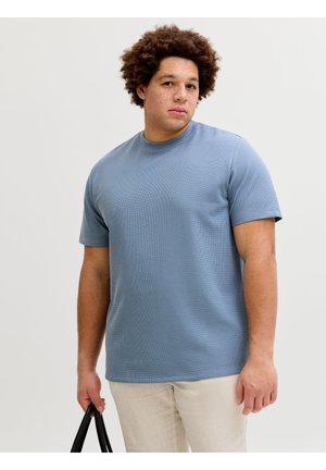 JJEAUSTIN TEE NOOS PLS - Basic T-shirt - blue mirage