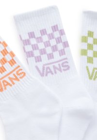 Vans 3 PACK CLASSIC CHECK CREW - Calze - leaf green