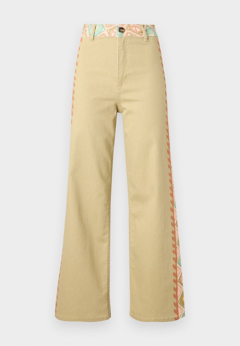 Billabong Flared Jeans groen gemêleerd Billabong Flared Jeans groen gemêleerd