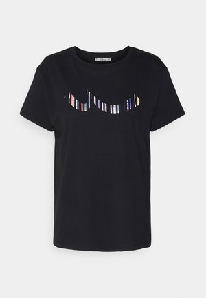 Triko s potiskem - black denim