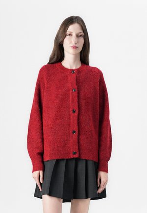 Selected Femme SLFLULU CARDIGAN - Kofta - equestrian red