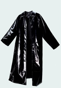 PULL&BEAR Trenchcoat - mottled black