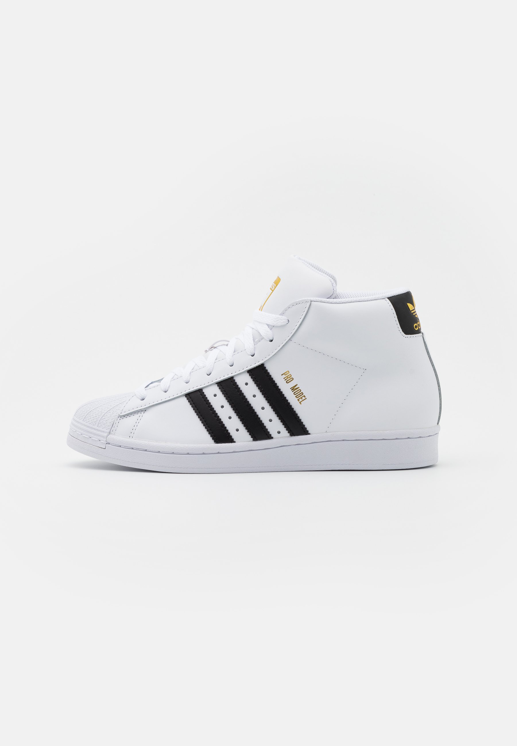 adidas Originals BASKETBALL INSPIRED SPORTS MID SHOES - Sneakers basse -  footwear white/core black/gold/bianco - Zalando.it