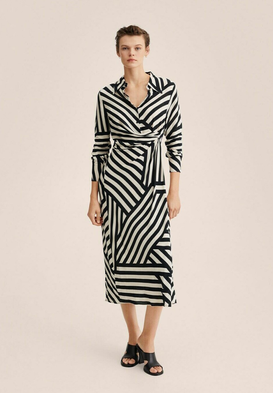 Mango MARTA - Abito a camicia - schwarz/nero - Zalando.it
