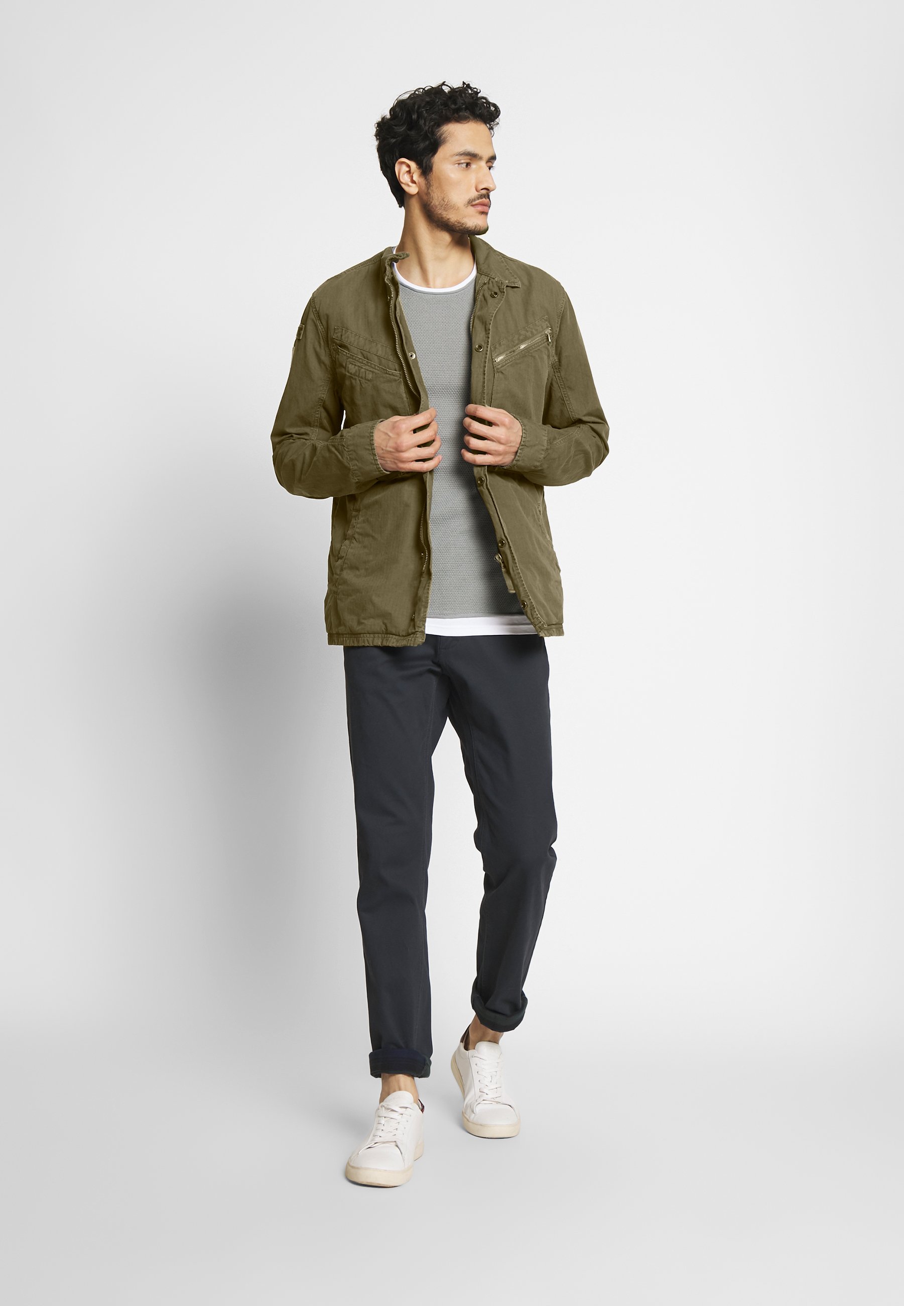 Schott ADAMS Lett jakke khaki Zalando.no Schott ADAMS - Lett jakke - khaki