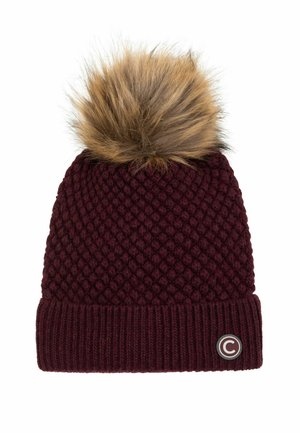 Colmar Originals UNISEX WITH FAUX FUR POM-POM - Muts - bordeaux