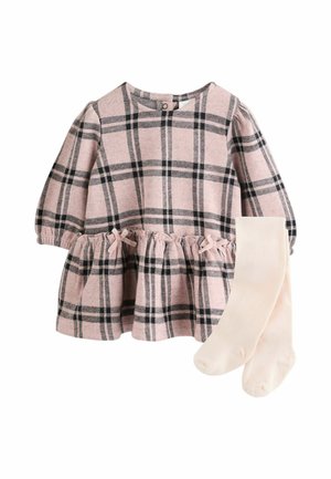 REGULAR FIT - LONG SLEEVE SET - Day dress - pink check