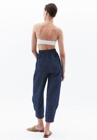 OXXO Těhotenské džíny - mid blue denim