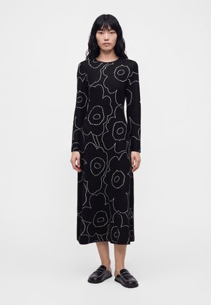 Marimekko, TAKAISIN PIIRTO UNIKKO DRESS - Jumper dress - black/off white