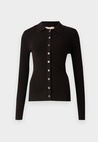 FITTED BUTTON UP - Cardigan - black